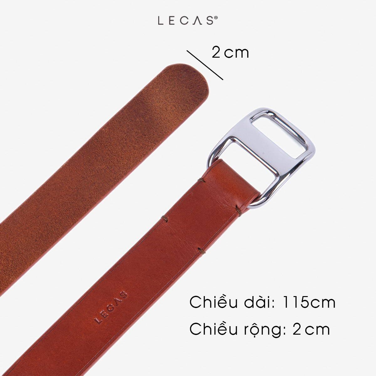 Dây Lưng LECAS Da Bò Thật Cao Cấp
