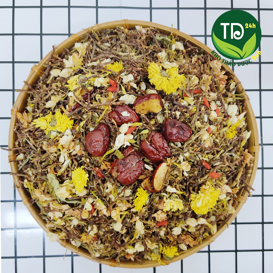 Trà thảo mộc Sapa chuẩn 8 vị hàng đầu, giúp thanh nhiệt, giải độc, an thần, làm đẹp da, 100% thiên nhiên I Kho thảo dược 24h