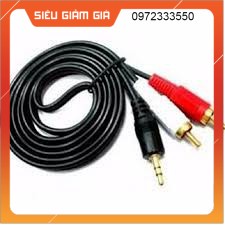 Dây cáp loa 1 ra 2 dài 1,5m chất lượng đầu 3.5mm