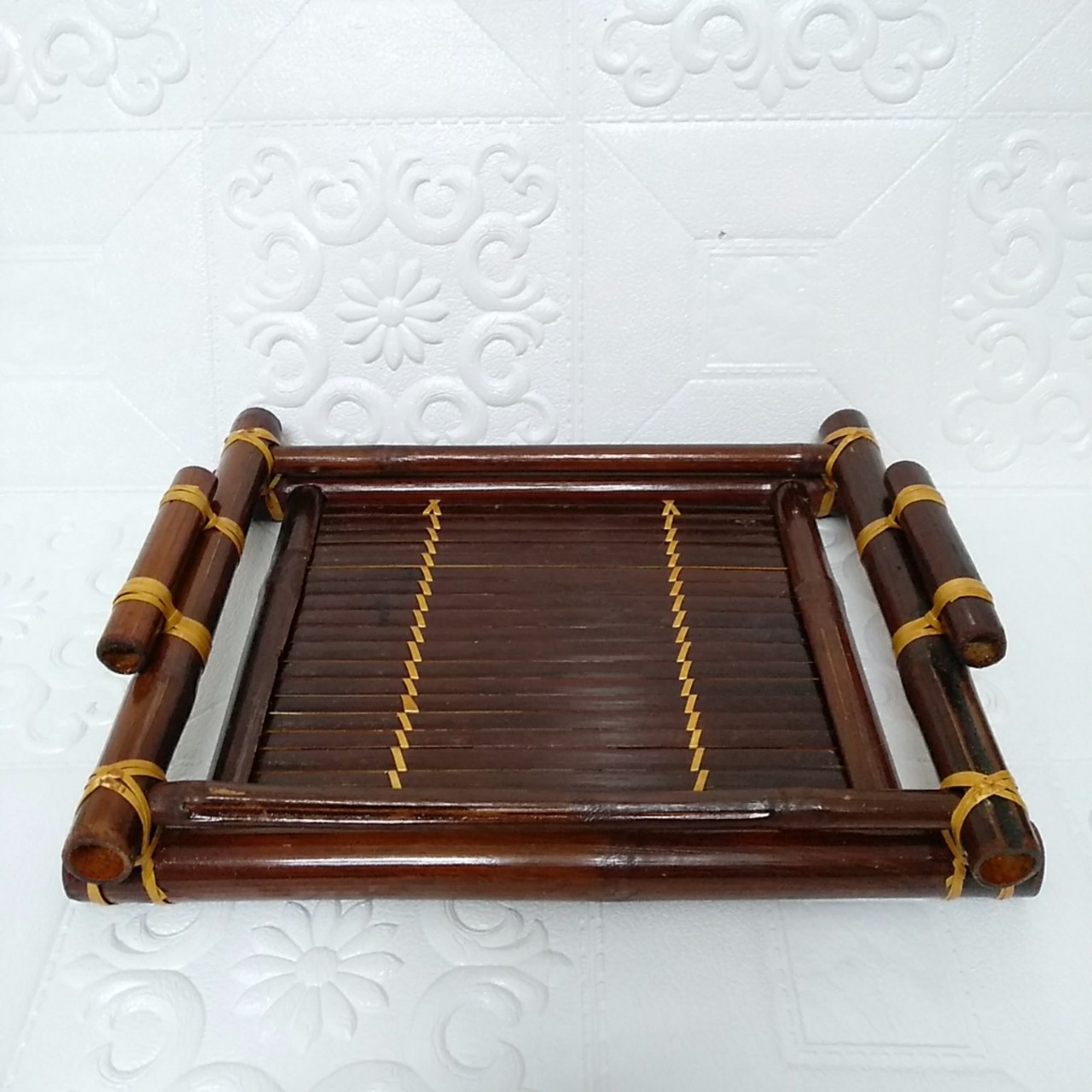 Khay trà tre 35 x 25 cm cao cấp