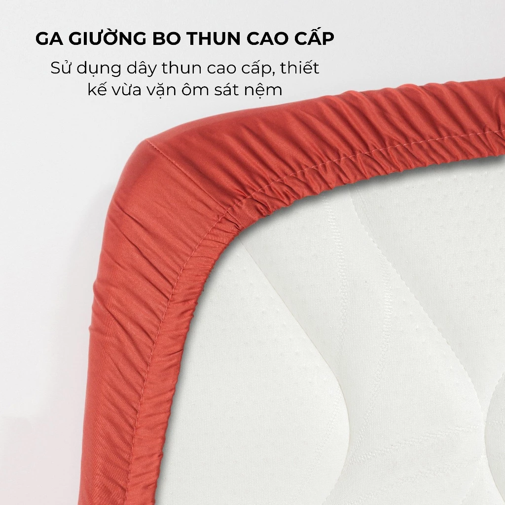Bộ Ga Gối 3 Món Gòn Bedding Lụa Tencel 60s Màu Trơn Cao Cấp 1m6x2m | 1m8x2m