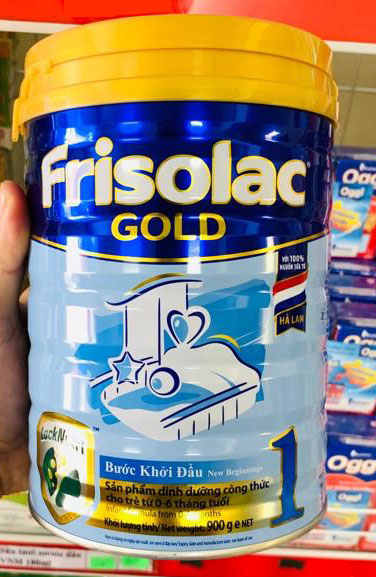 Sữa bột Frisolac Gold 1 900g HS 12-2022