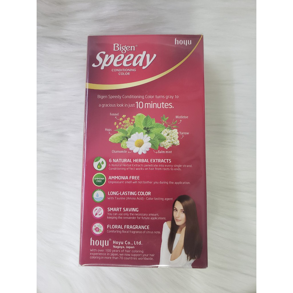 Thuốc nhuộm tóc Bigen Speedy số 4 (Màu nâu hạt dẻ)