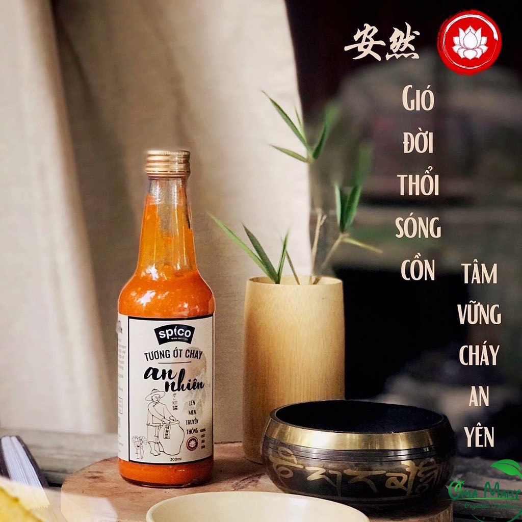 Tương ớt Chay An Nhiên (không tỏi) Spico 300ml