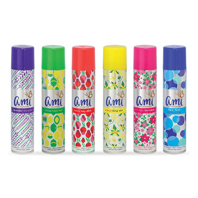 Nước hoa xịt phòng hương hoa Ami 280ml - mẫu mới