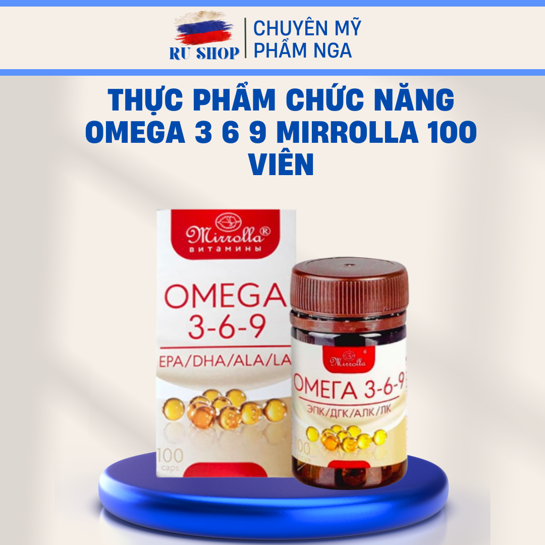 Viên omega 369 mirrolla nga lọ 100 viên - omega 369 nga