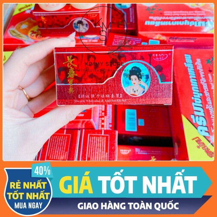 Lẻ hộp kem trắng da sâm cô tiên đỏ cặp