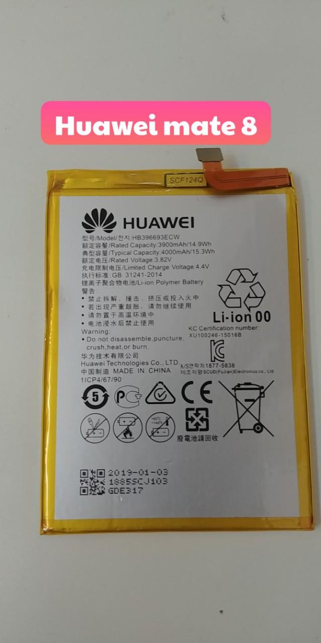 Pin huawei mate8 bảo hành : 6 tháng