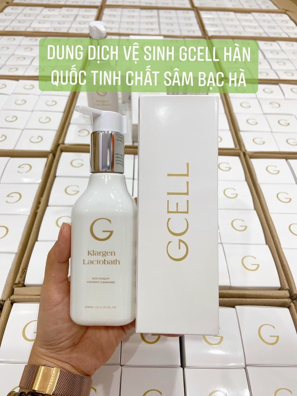 [HCM]Dung dịch vệ sinh GCell Hàn Quốc