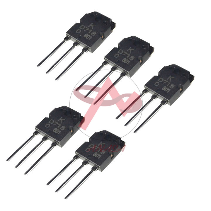 Combo 5 sò công suất transistor d718 to-247 120v 8a npn