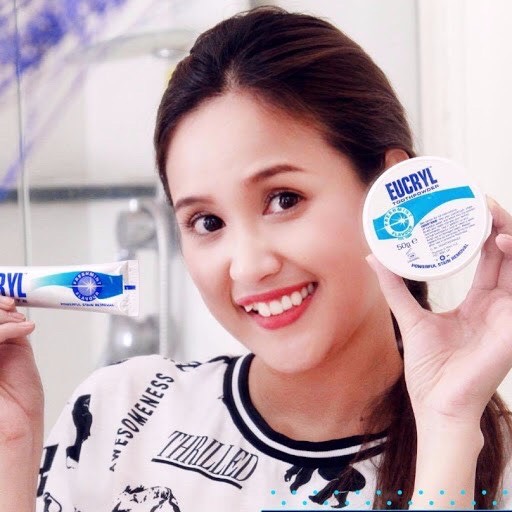 Combo kem đánh trắng răng Eucryl + Bột tẩy trắng Eucryl