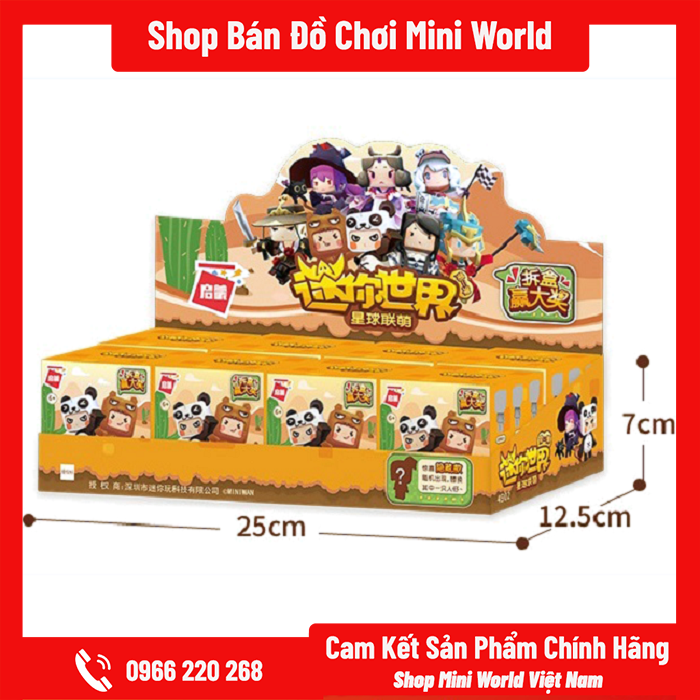 Mô hình Mini World Nhân Vật Bí Ẩn [Trọn Bộ Gồm 8 Hộp]