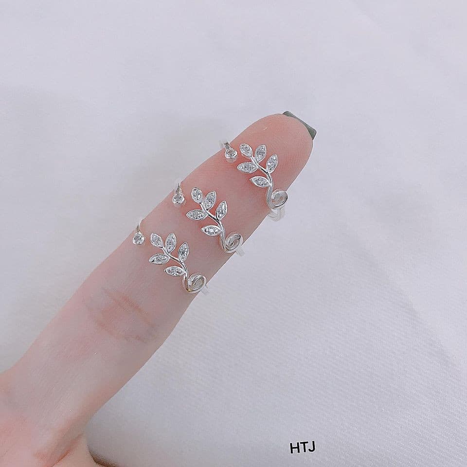 Nhẫn lá Oliu Bạc Ta cao cấp