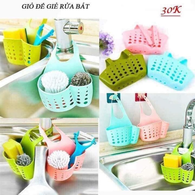Giỏ treo rẻ rửa bát silicon