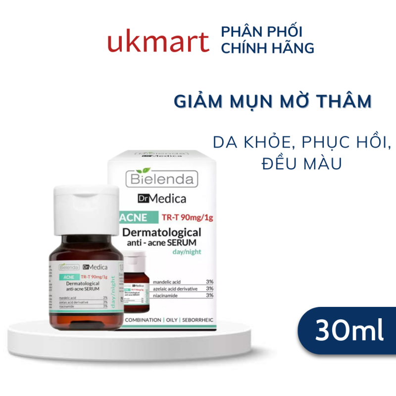 Tinh Chất Bielenda Dr Medica Anti-acne Dermatological Serum Giảm Mụn Ngừa Thâm 30ml nhập khẩu