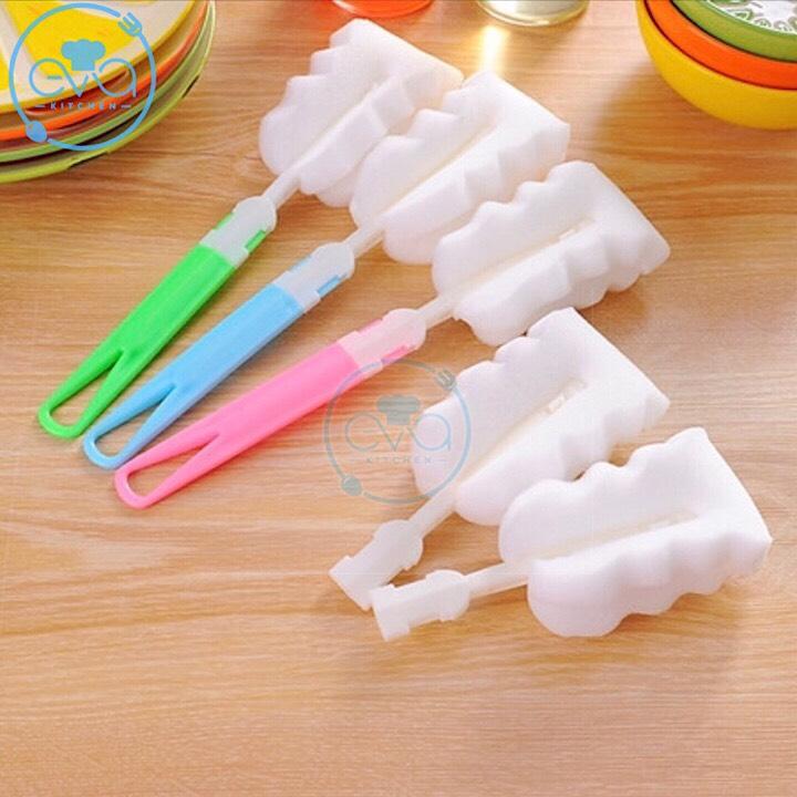 Dụng Cụ Rửa Ly Tách Và Bình Nước Bọt Biển Tháo Ráp
