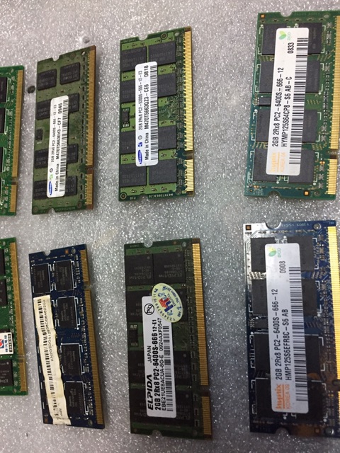 Ram DDram DDR2 2G Laptop Bus 667 hoặc Bus 800