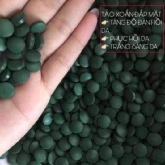 [HCM]30 viên tảo xoắn Nhật Bản (uống + đắp mặt)