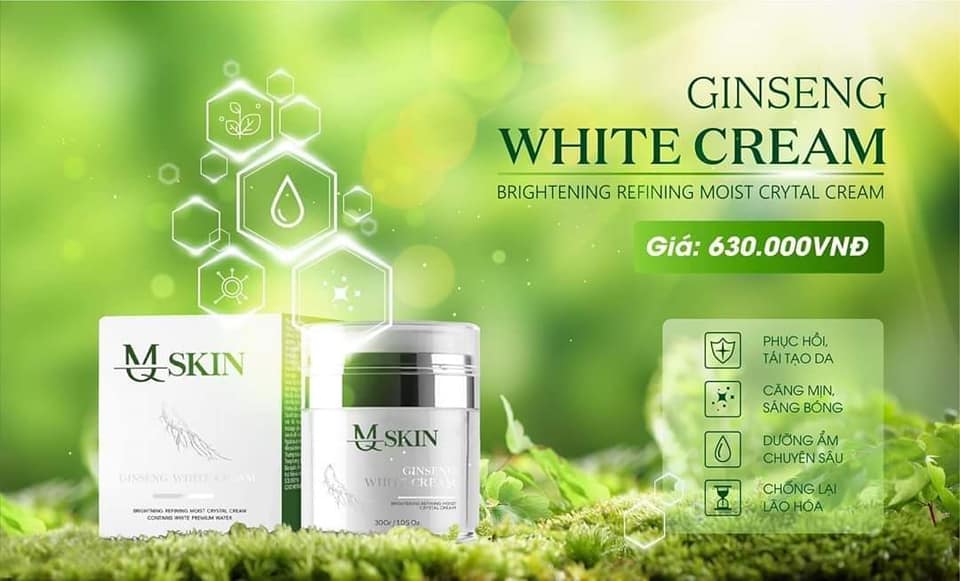[ FREESHIP MAX ]Kem Face Nhân Sâm MQ Skin 300g
