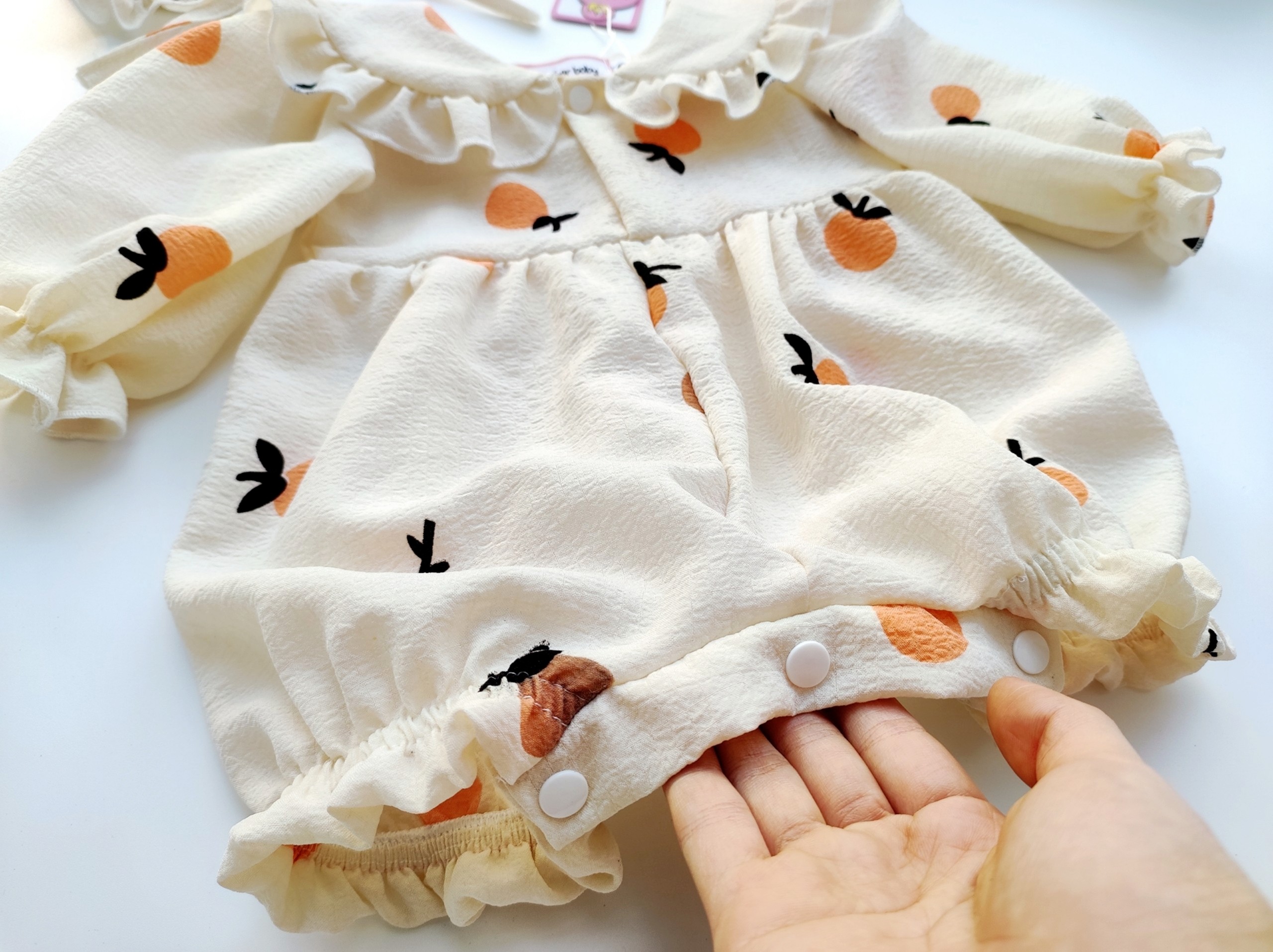 [ CÓ QUÀ TẶNG 💝 ] Body áo liền quần cho bé đầy tháng, thôi nôi