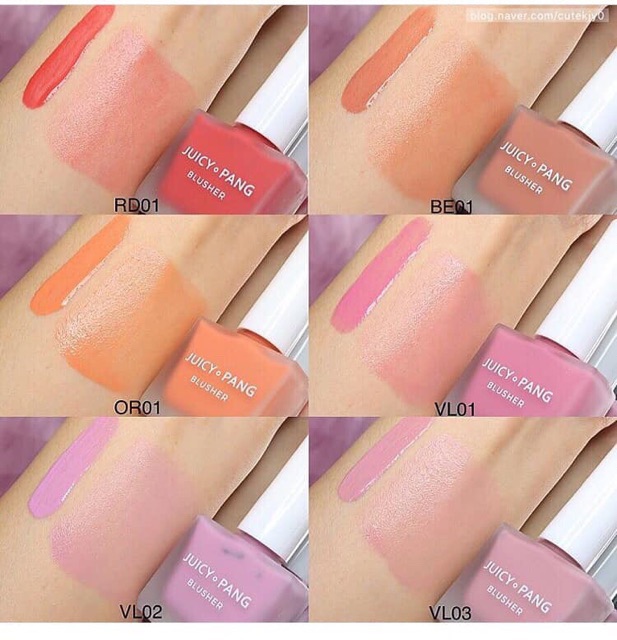 (HSD từ 06/2026) Má Hồng A'pieu Juicy Pang Water Blusher