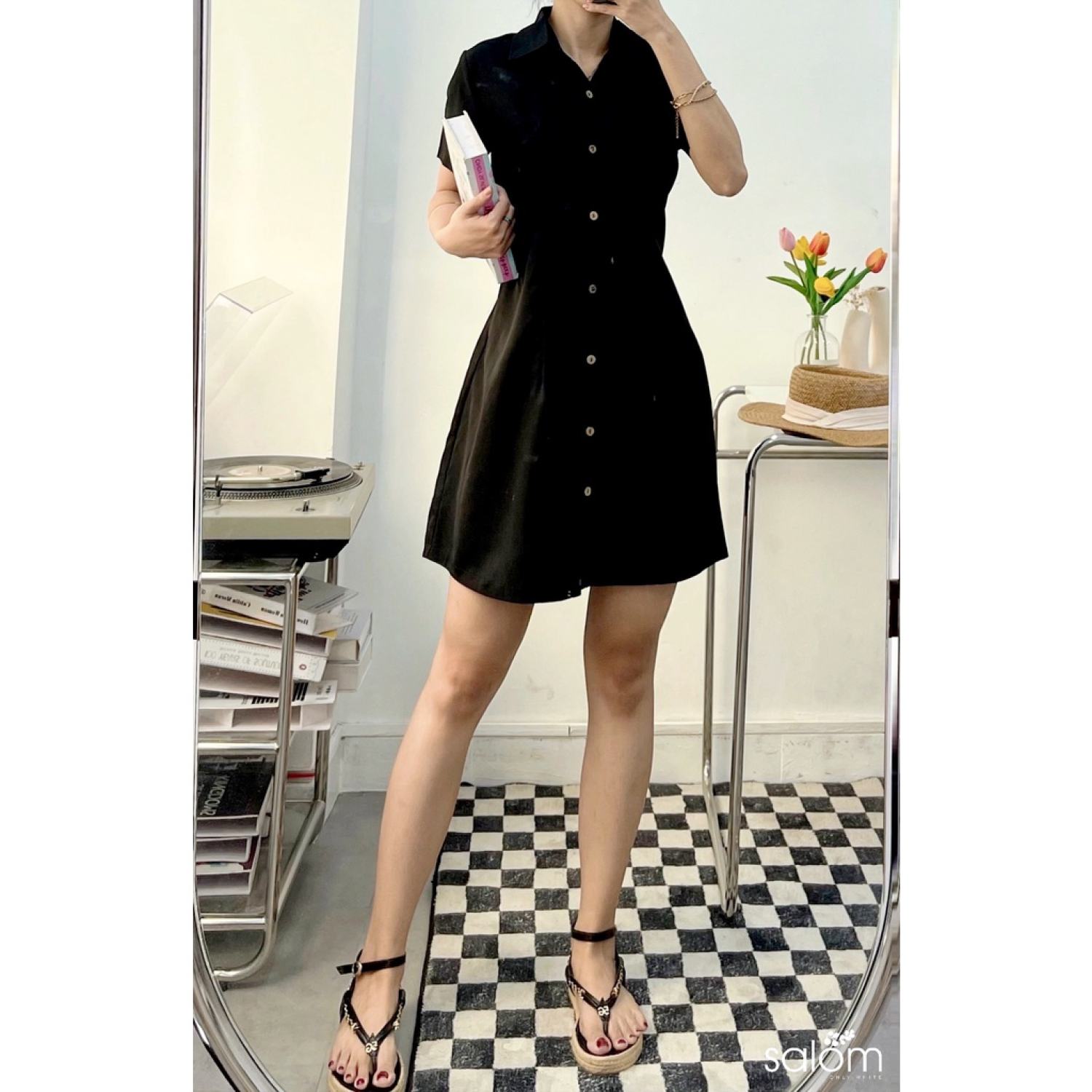 Đầm sơmi basic SALOM Shp012
