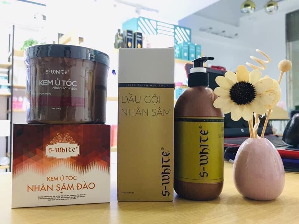 [HCM]Combo Ủ GỘI NHÂN SÂM ĐÀO SWHITE