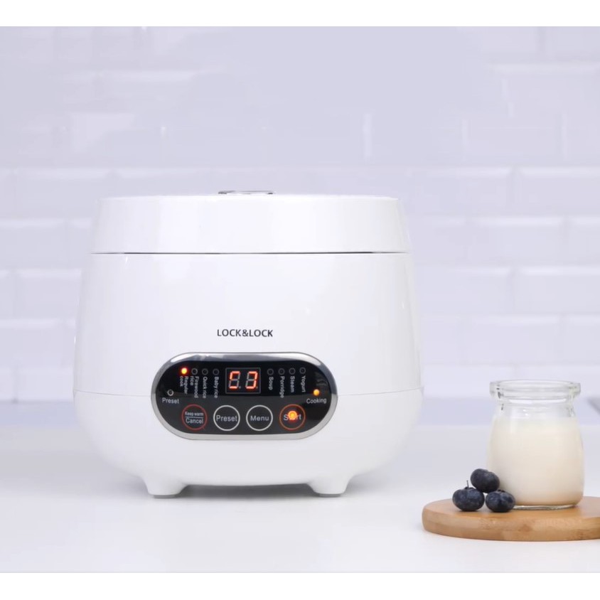 Nồi Cơm Điện Mini siêu tiện lợi 0.8 lít Lock&Lock - EJR326
