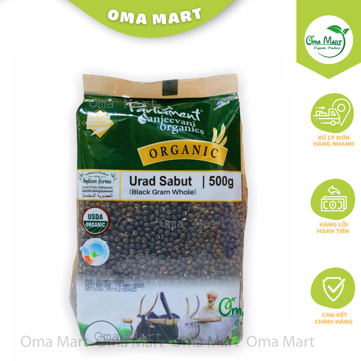 Đậu đen hữu cơ Parliament 500g