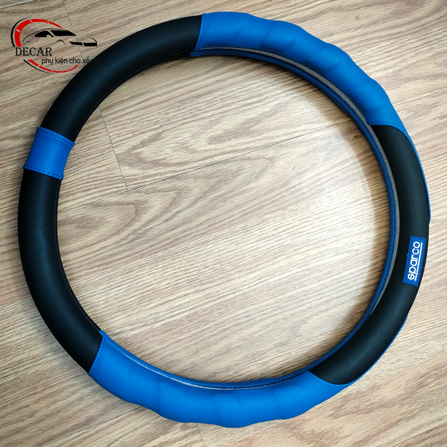 Steering wheel Sparco designs high-end sports suitable for every line steering wheel, steering wheel cover leather steering wheel, protect the steering wheel cover original The Line Auto car Universal size 37-38-39cm