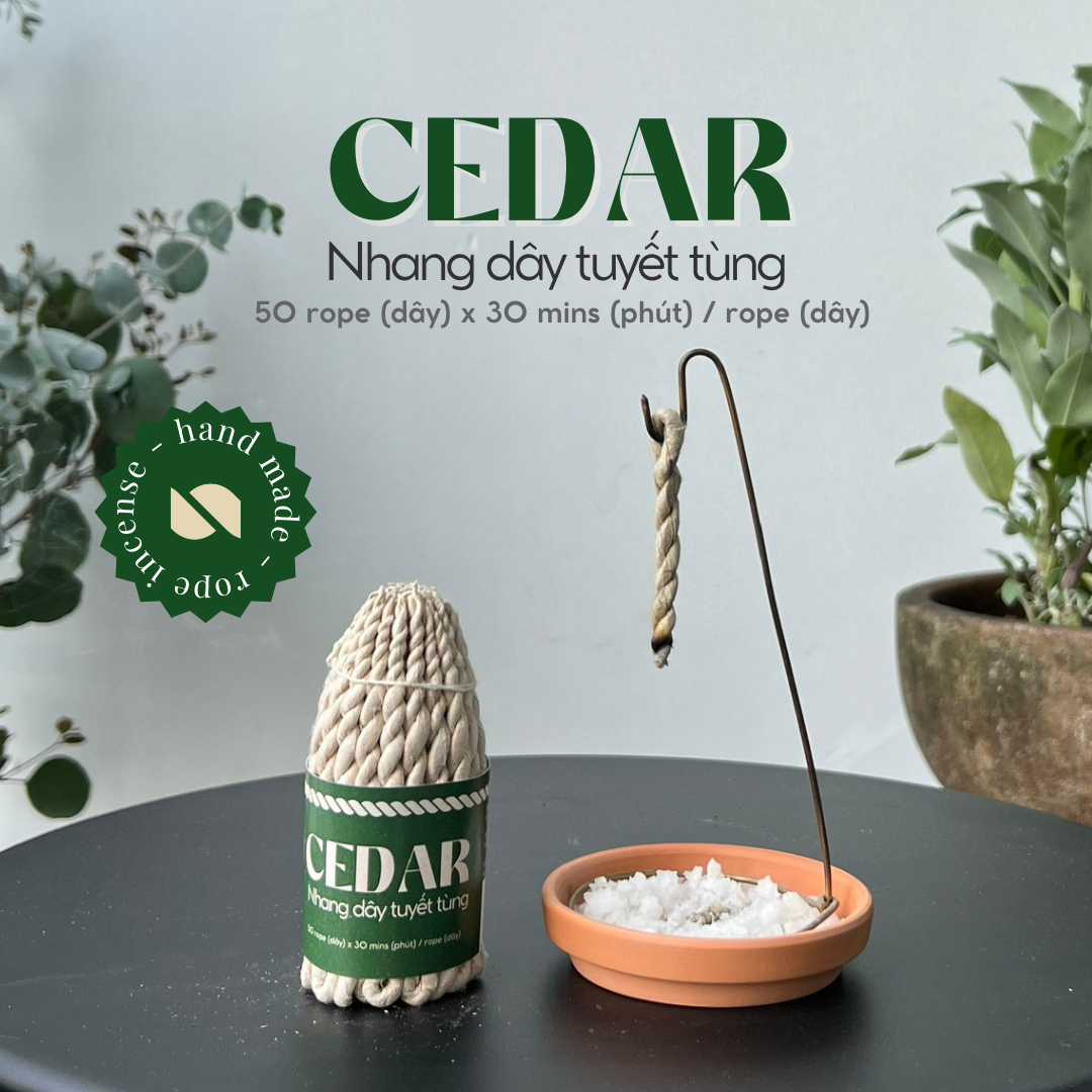 Nhang dây tuyết tùng CEDAR [Labbi] Rope Incense