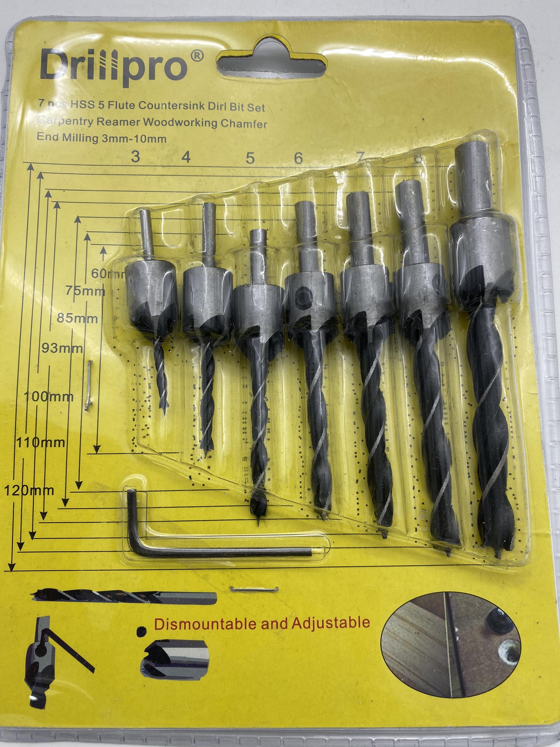 [HCM]Bộ 7 mũi khoan gỗ 2 tầng