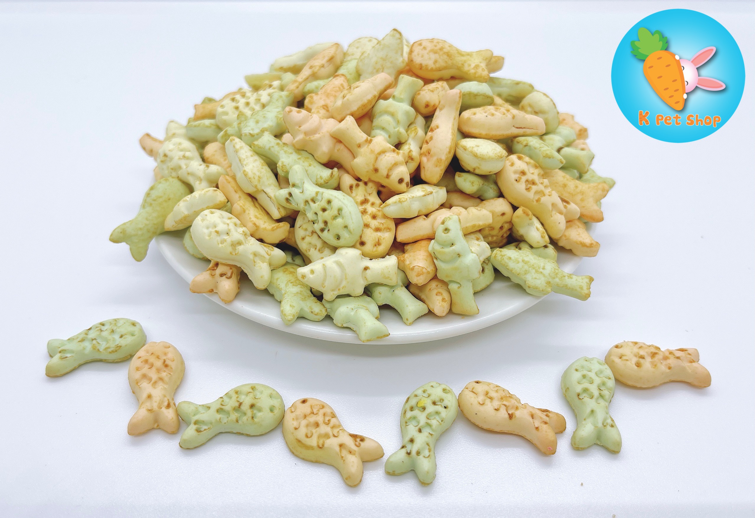 Bánh cá 🐠 Thức ăn vặt 🐠 Ăn dặm cho hamster, chó, mèo