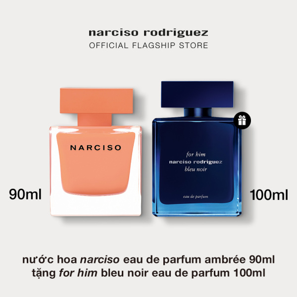 Deal Preorder từ 30/10 - 10/11  - Nước hoa Narciso Rodriguez Narciso Eau De Parfum Ambrée 90ml (Tặng Bleu Noir EDP 100ml)