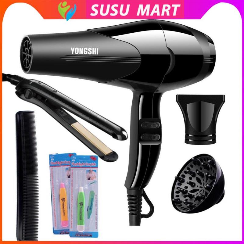 Máy Sấy Tóc YONGSHI 2 Chiều Công Xuất 2000W Tặng 1Lược 1 Bộ Bấm Móng Tay 2 Ngoáy Tai S01