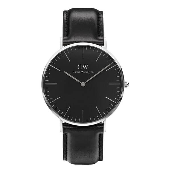 [HCM] watches men luxury Danlei wellingt0n dw00100125 quartz (battery) wire shell skin white size 40mm Full box, watches men Waterproof high-grade