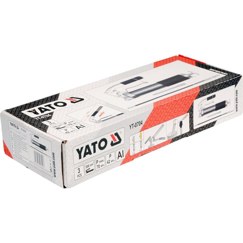 Bơm mỡ cầm tay Yato 500cc YT-0704