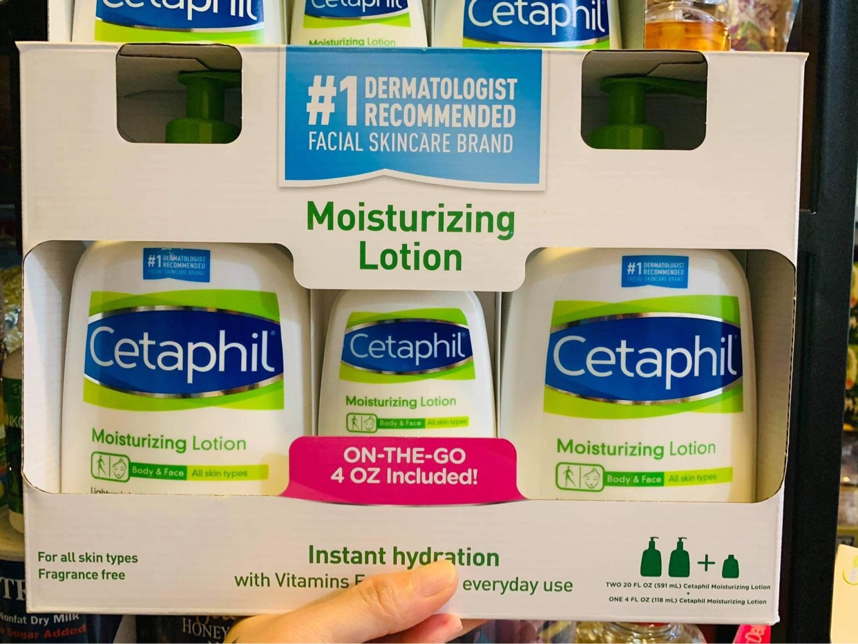[HCM]SET 3 CHAI DƯỠNG DA CETAPHIL Moisturizing Lotion MẪU 2022 - CANADA
