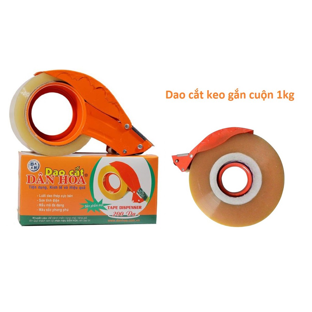 [HCM]Cắt băng keo DÂN HOA loại dành cho băng keo 500Yard 1kg/cuộn