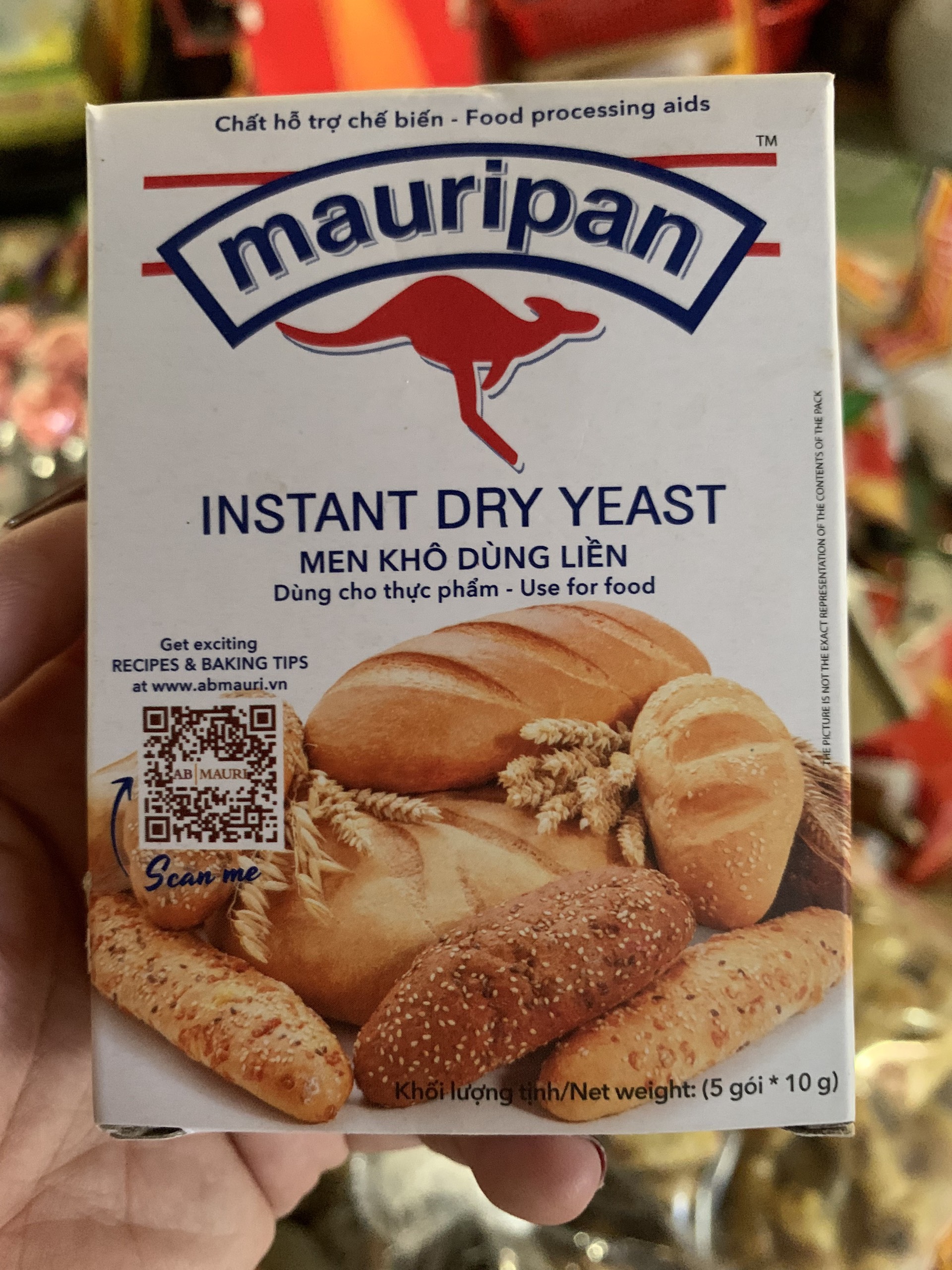 Men khô Mauripan gói 10gr ( men nở )