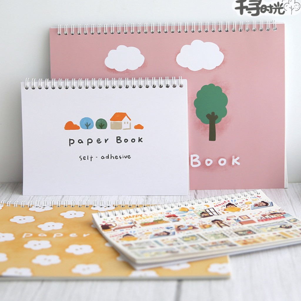 Sổ chiết lưu trữ stickers, washi tape