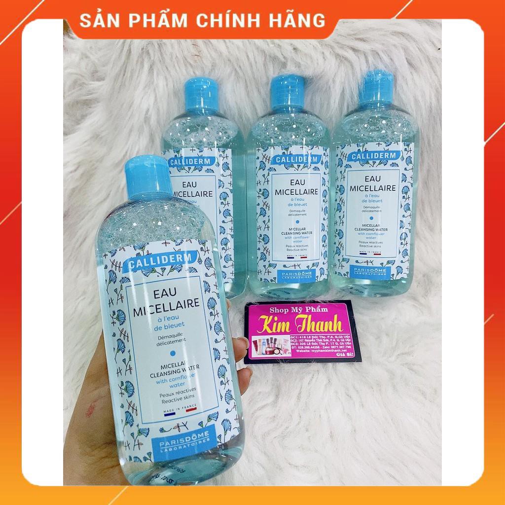 Nước tẩy trang cho da nhạy cảm micellaire calliderm pháp 500ml