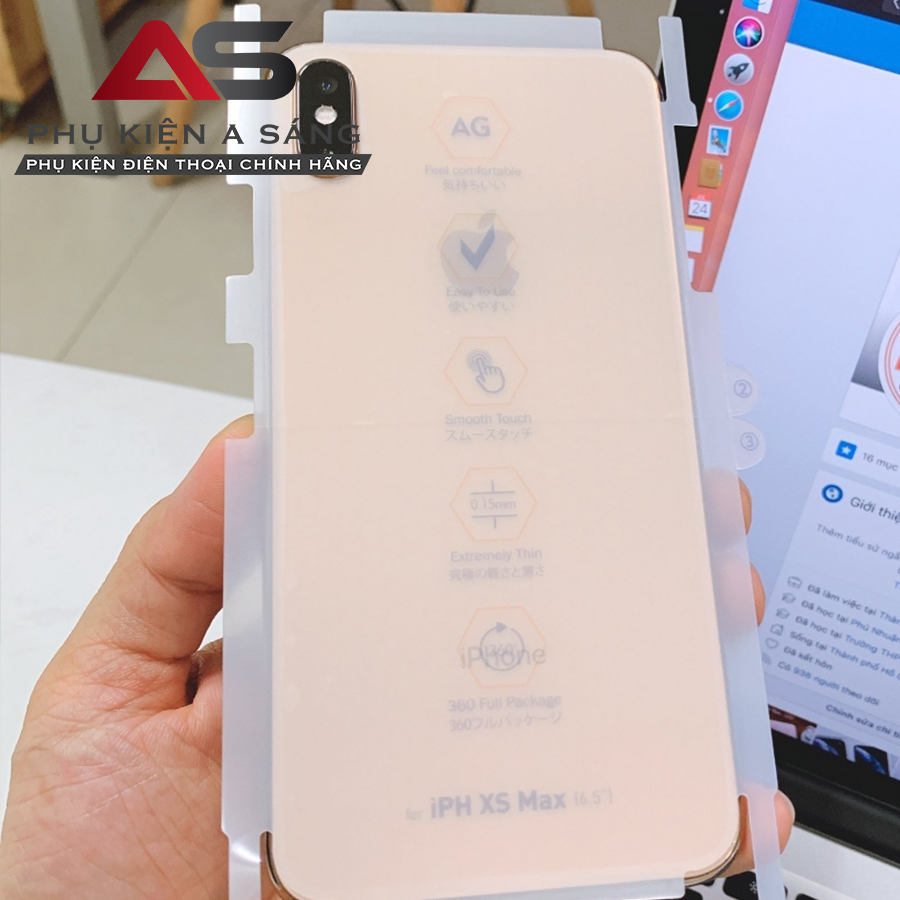 Miếng Dán PPF Nhám Mặt Trước Và Sau ĐT Cho IPHONE