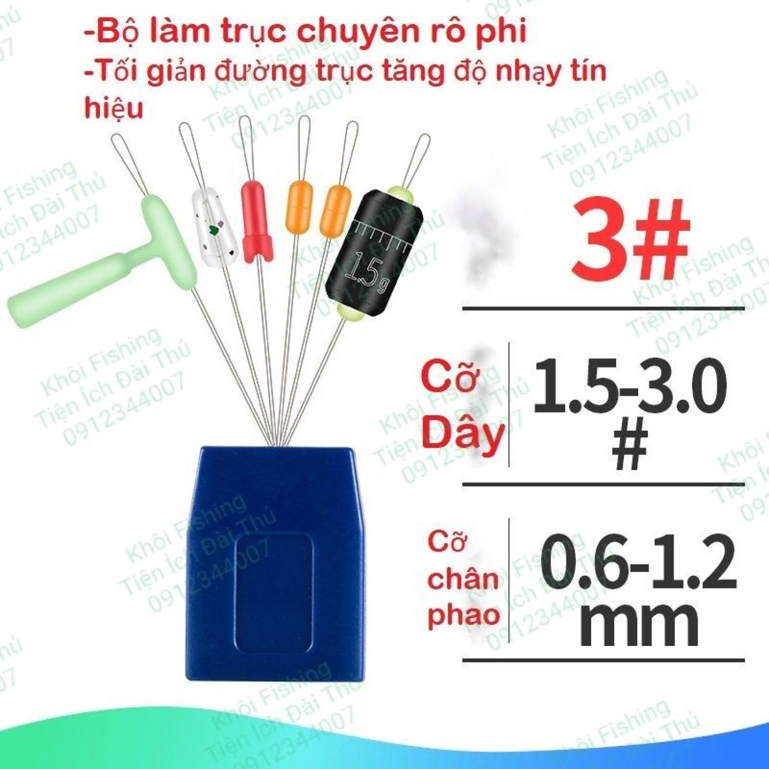 Bộ làm trục câu đài chuyên câu rô phi