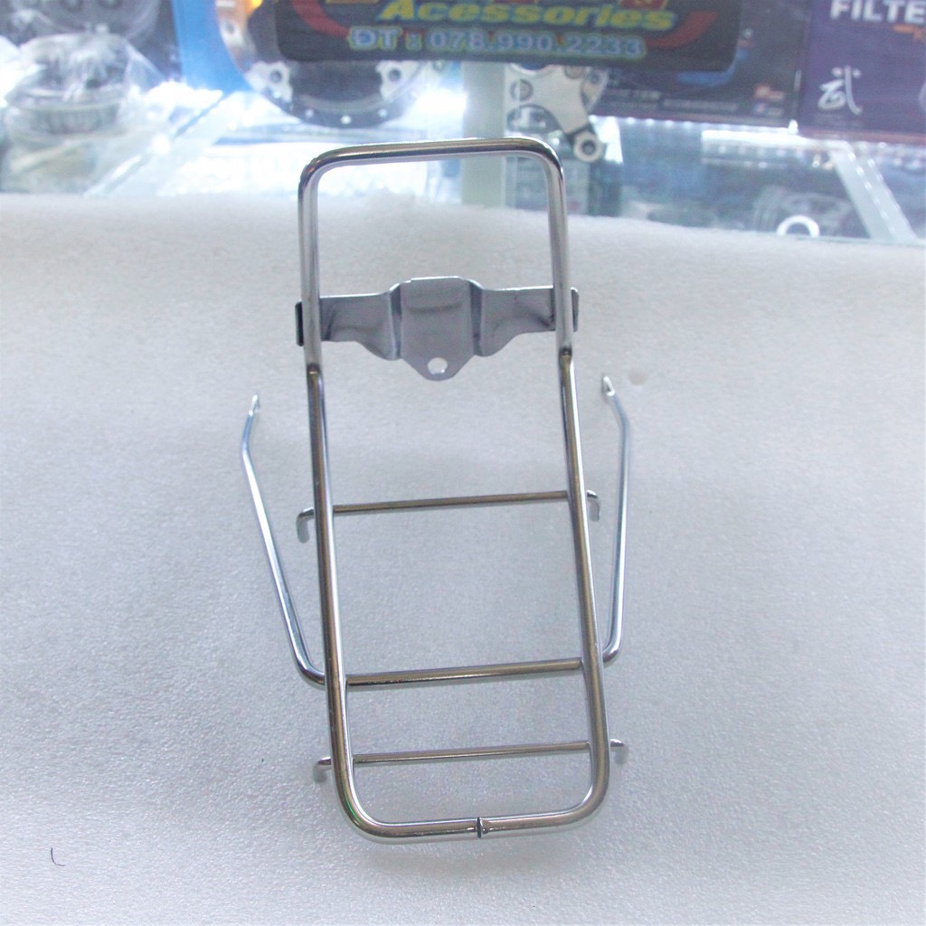 BAGA MŨI TRƯỚC INOX XE CUB 50 ( CÁC ĐỜI )