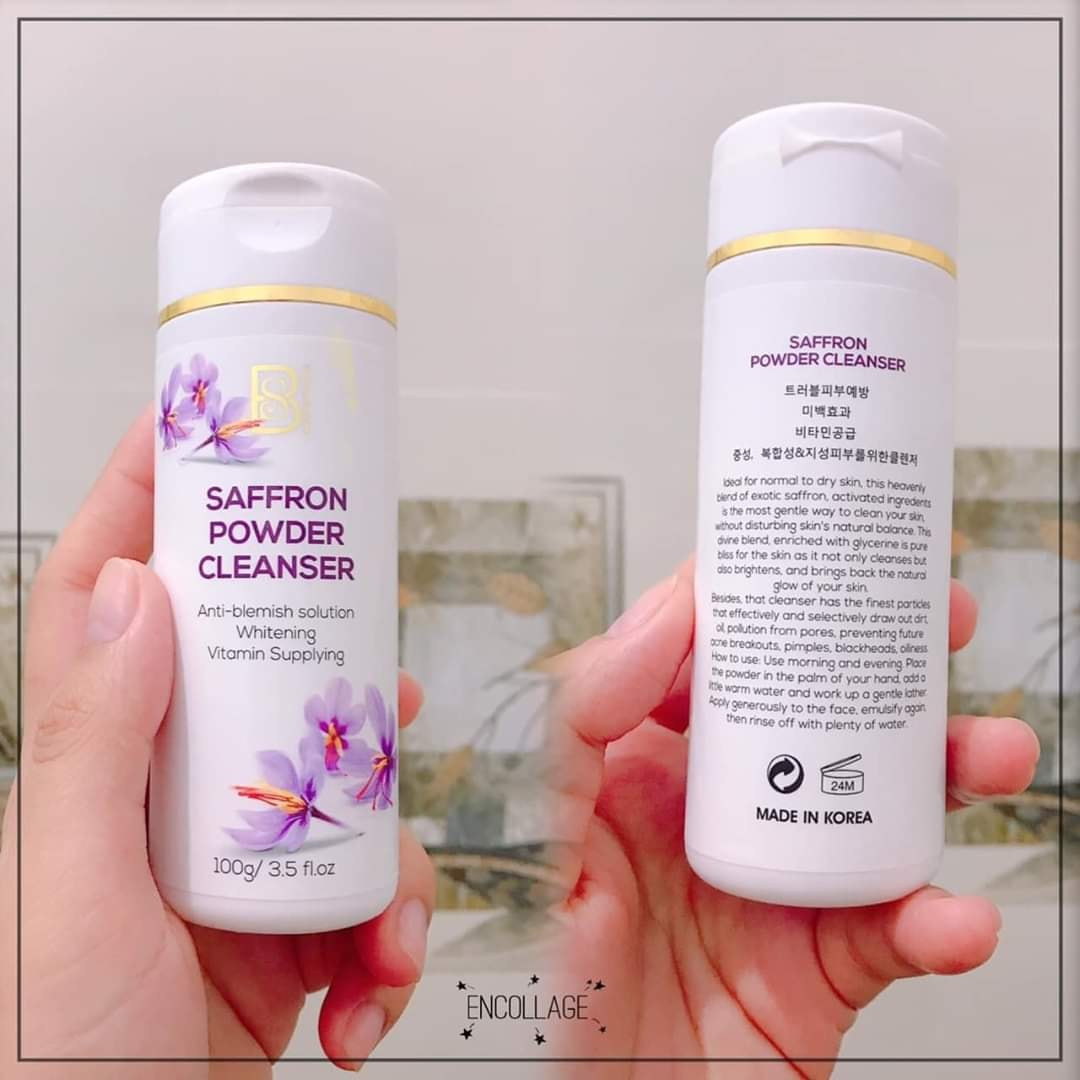 Bột rửa mặt Saffron Powder Cleanser