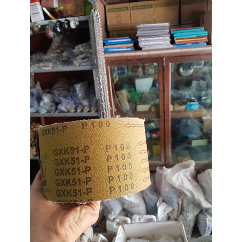 Giấy Nhám Giấy Giáp Lòng Vàng Cứng Các Cỡ Cát ( giá 1M )