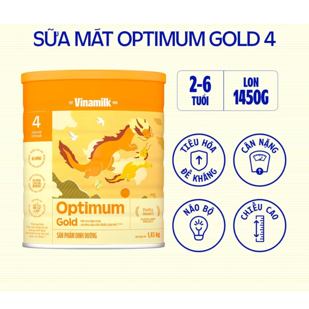 SỮA BỘT OPTIMUM GOLD OPTIMIX SỐ 3/4 1,45kg - huelanofficial