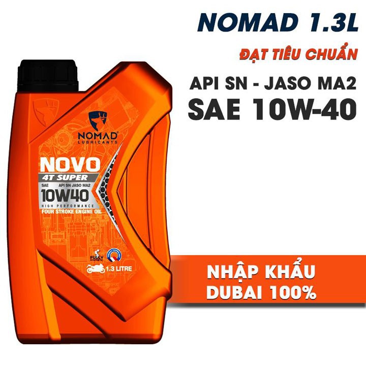Nhớt Nomadas 1L3 dành cho xe côn tay