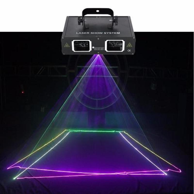 Đèn Laser 2 Cửa 7 Màu